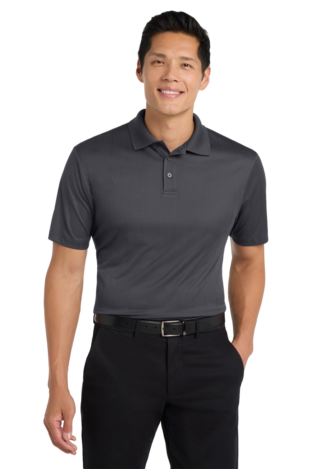 Custom Embroidery or DTF Print - Port Authority ®  Performance Fine Jacquard Polo. K528