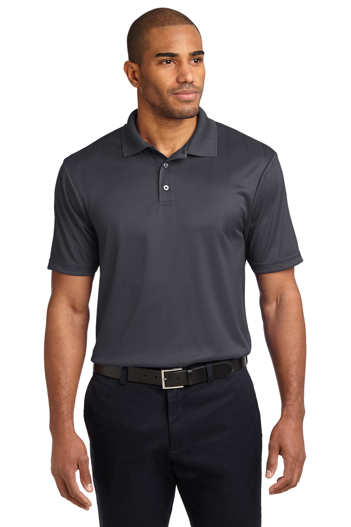 Custom Embroidered - Port Authority© Performance Fine Jacquard Polo. K528