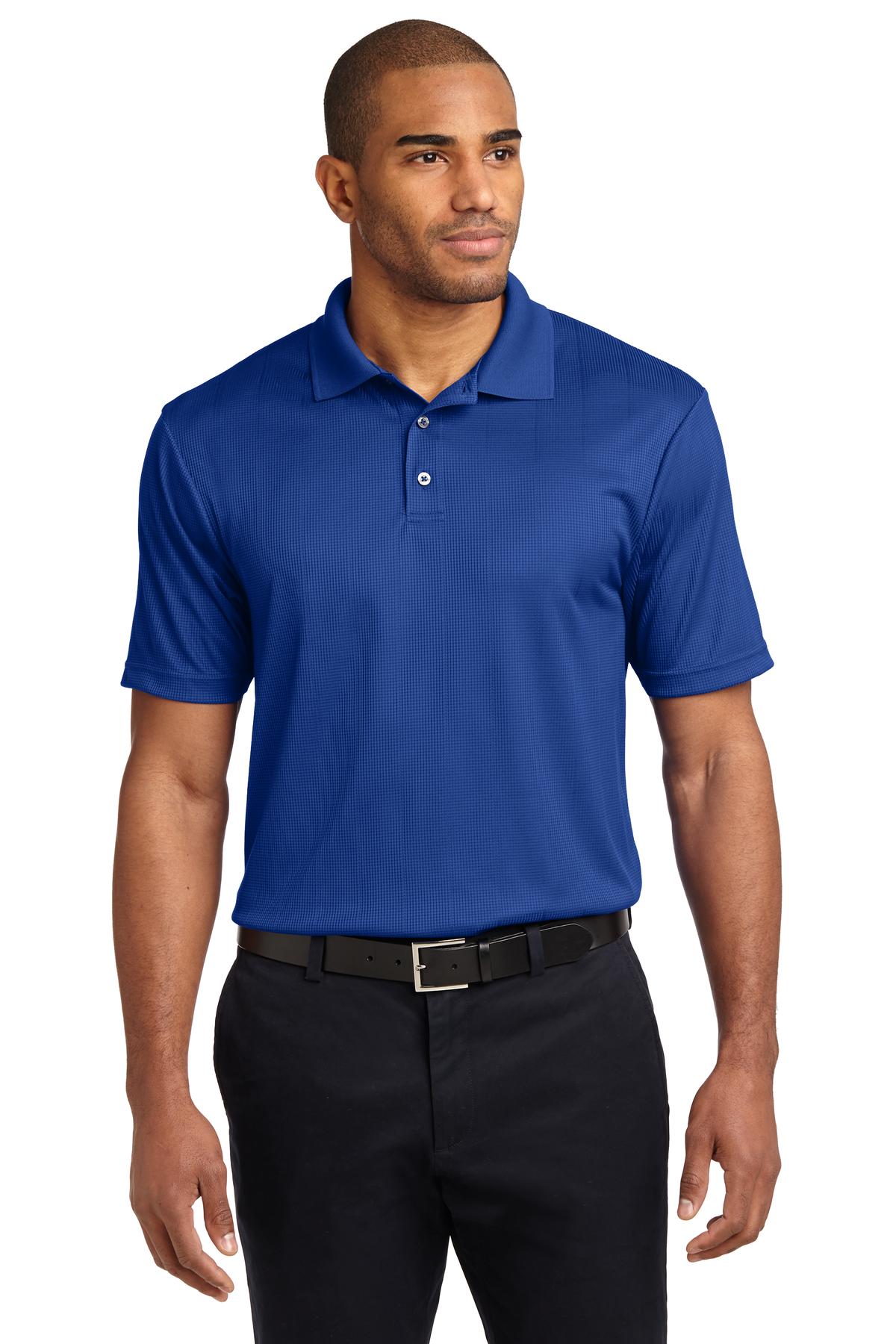Custom Embroidered - Port Authority© Performance Fine Jacquard Polo. K528
