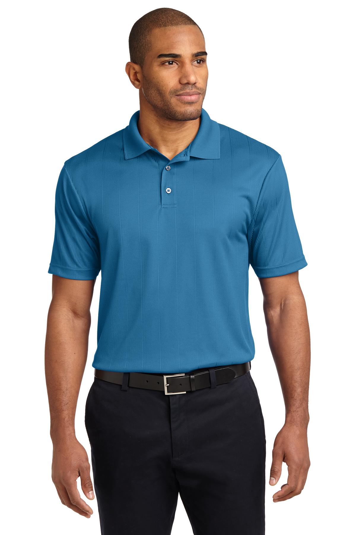 Custom Embroidered - Port Authority© Performance Fine Jacquard Polo. K528
