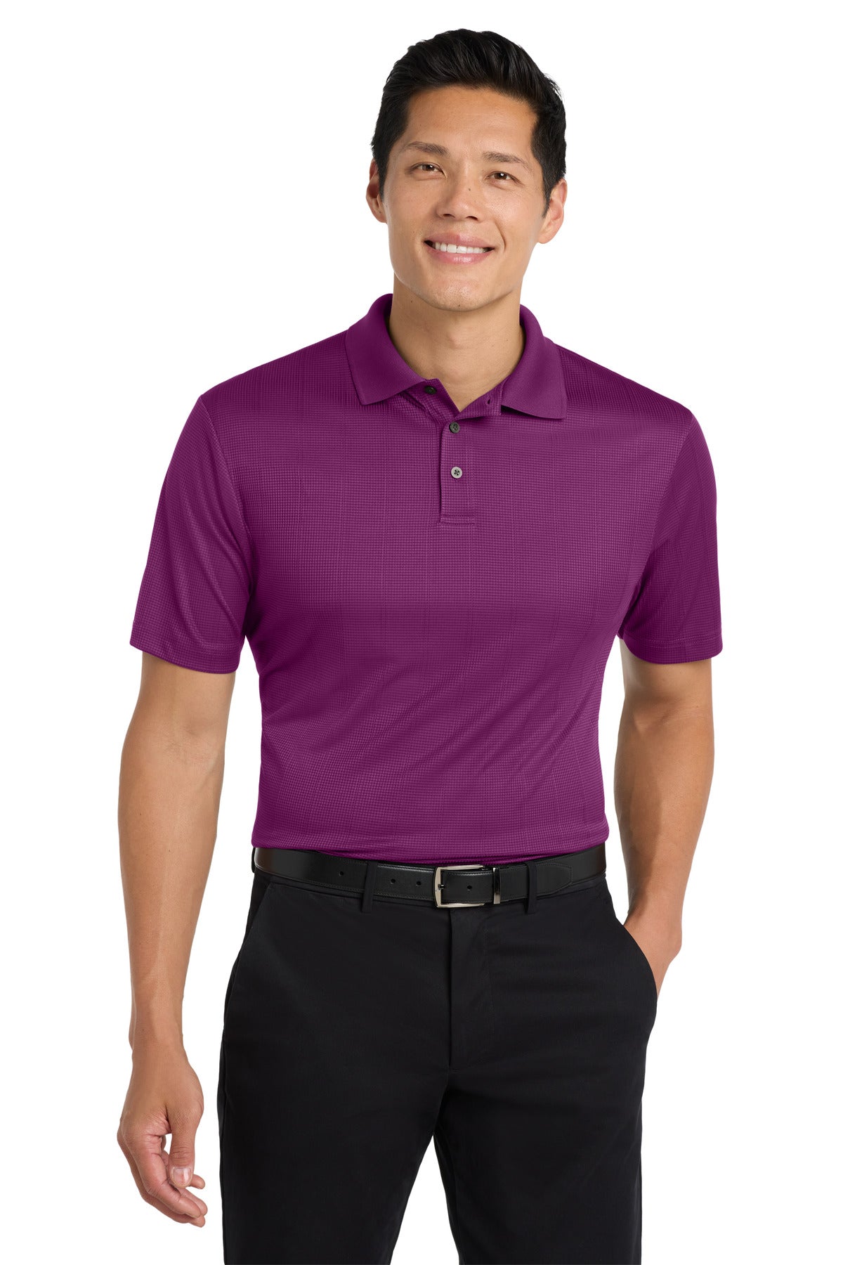 Custom Embroidery or DTF Print - Port Authority ®  Performance Fine Jacquard Polo. K528