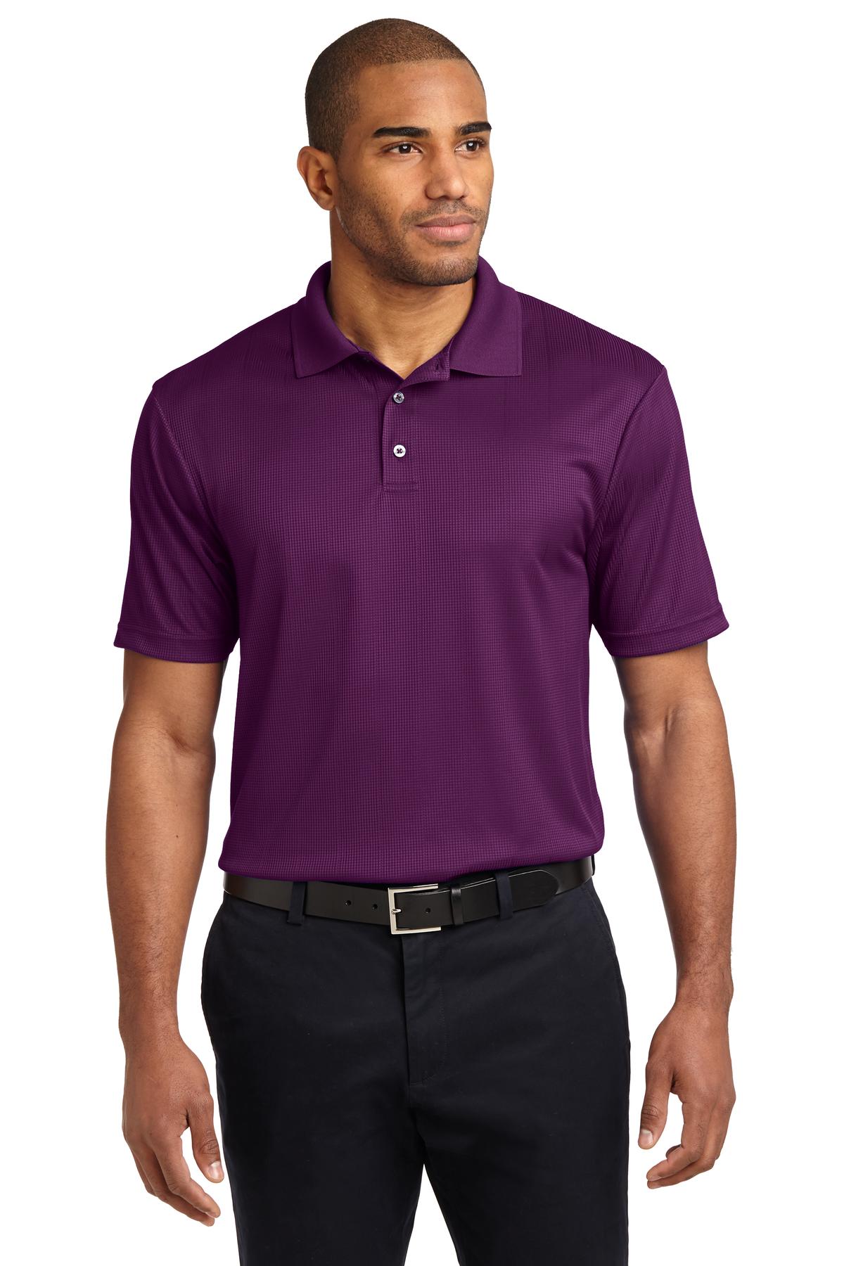 Custom Embroidered - Port Authority© Performance Fine Jacquard Polo. K528