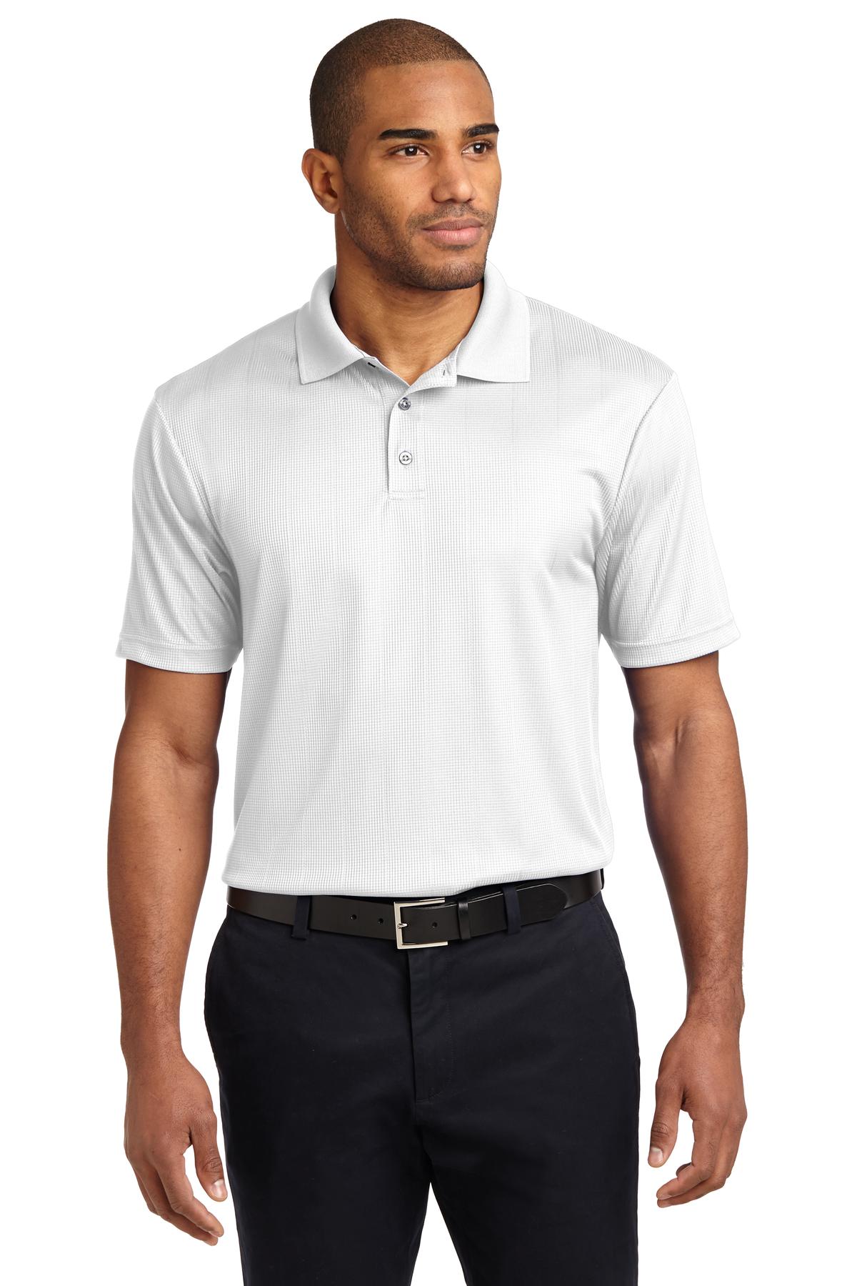 Custom Embroidered - Port Authority© Performance Fine Jacquard Polo. K528