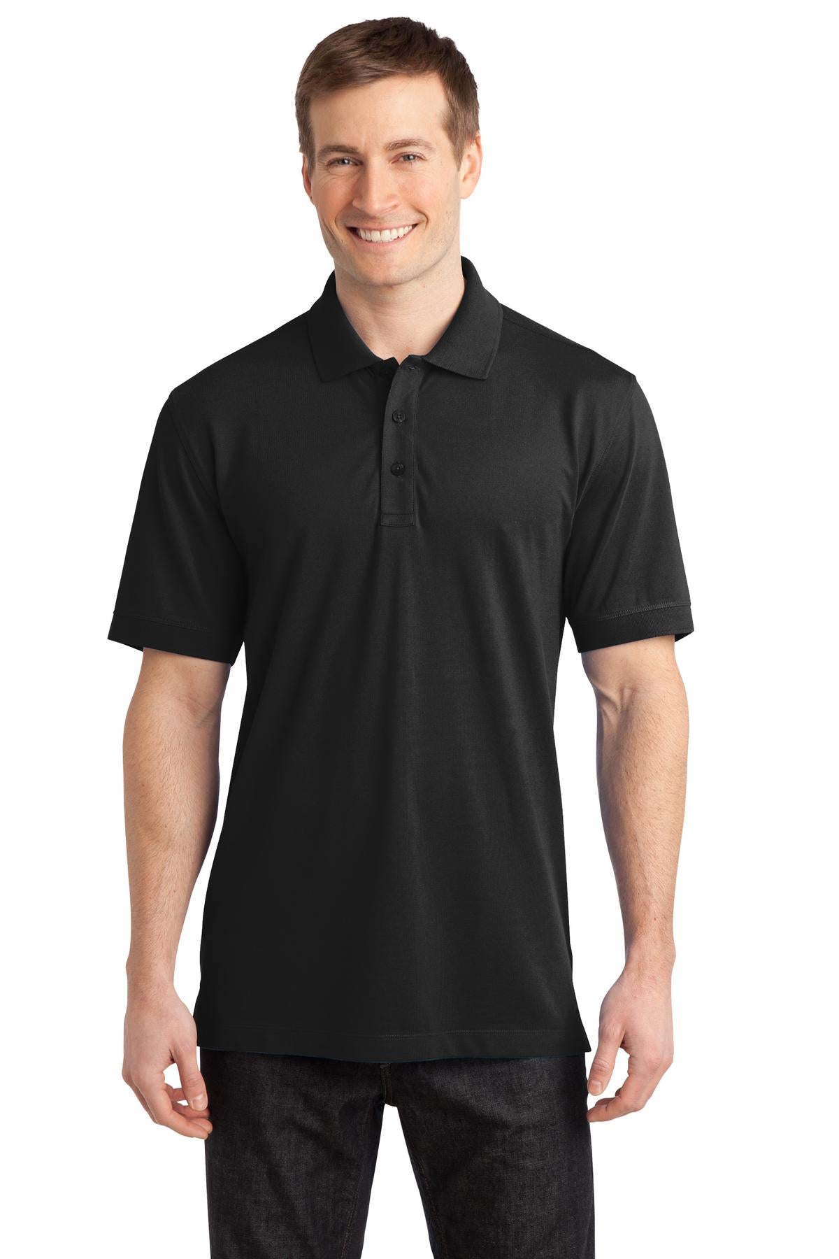 Custom Embroidered - Port Authority© Stretch Pique Polo. K555