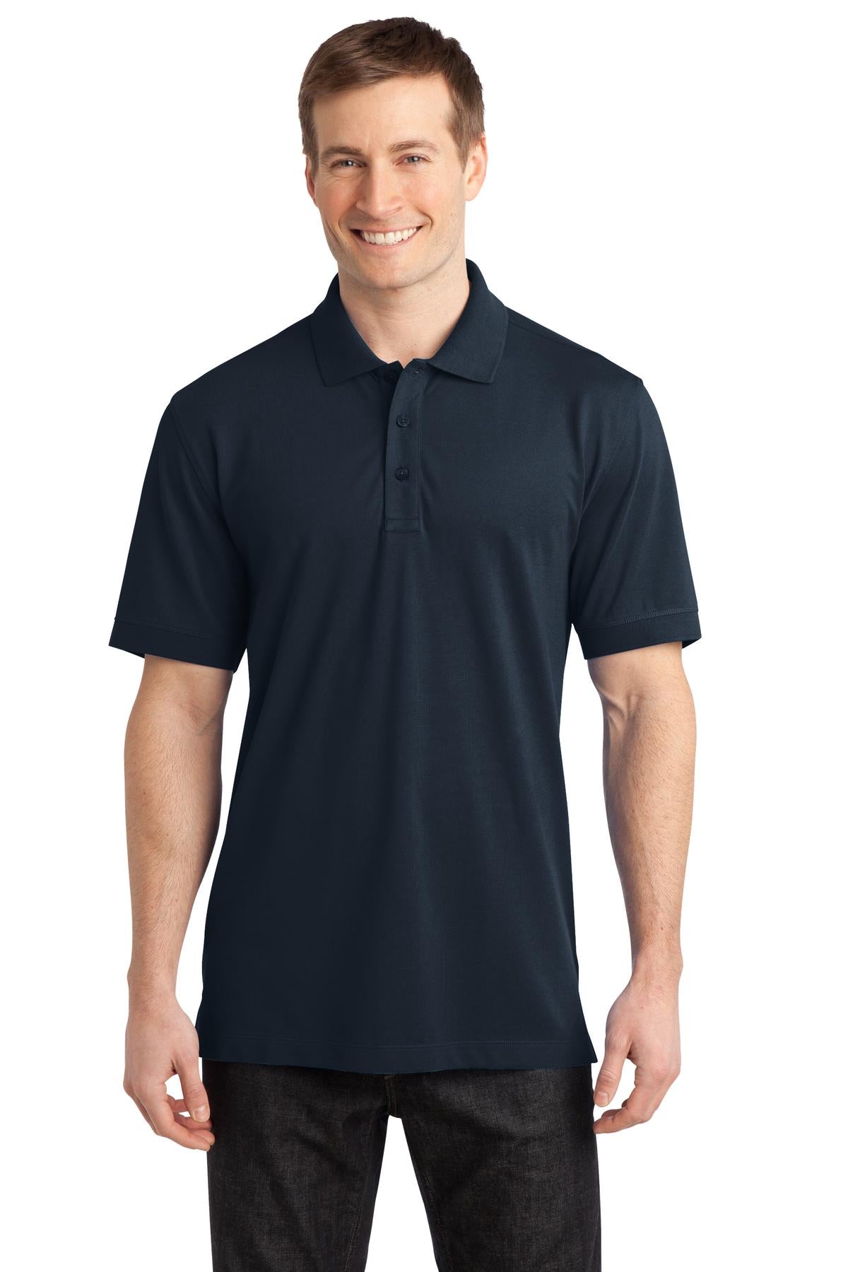 Custom Embroidered - Port Authority© Stretch Pique Polo. K555