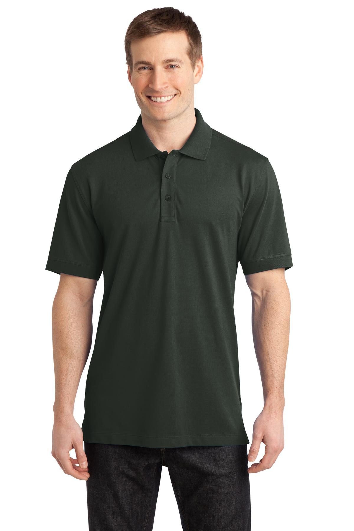 Custom Embroidered - Port Authority© Stretch Pique Polo. K555