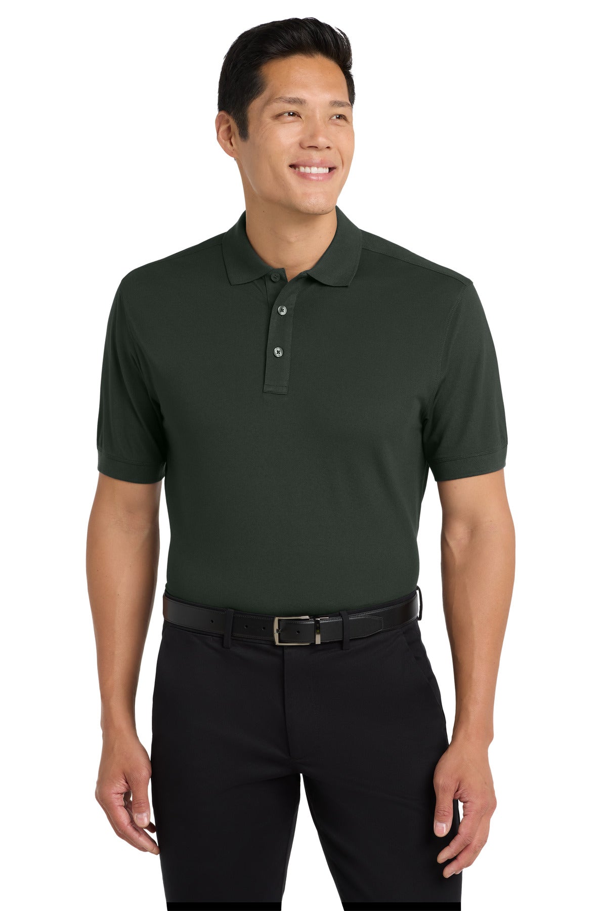 Custom Embroidery or DTF Print - Port Authority ®  Stretch Pique Polo. K555