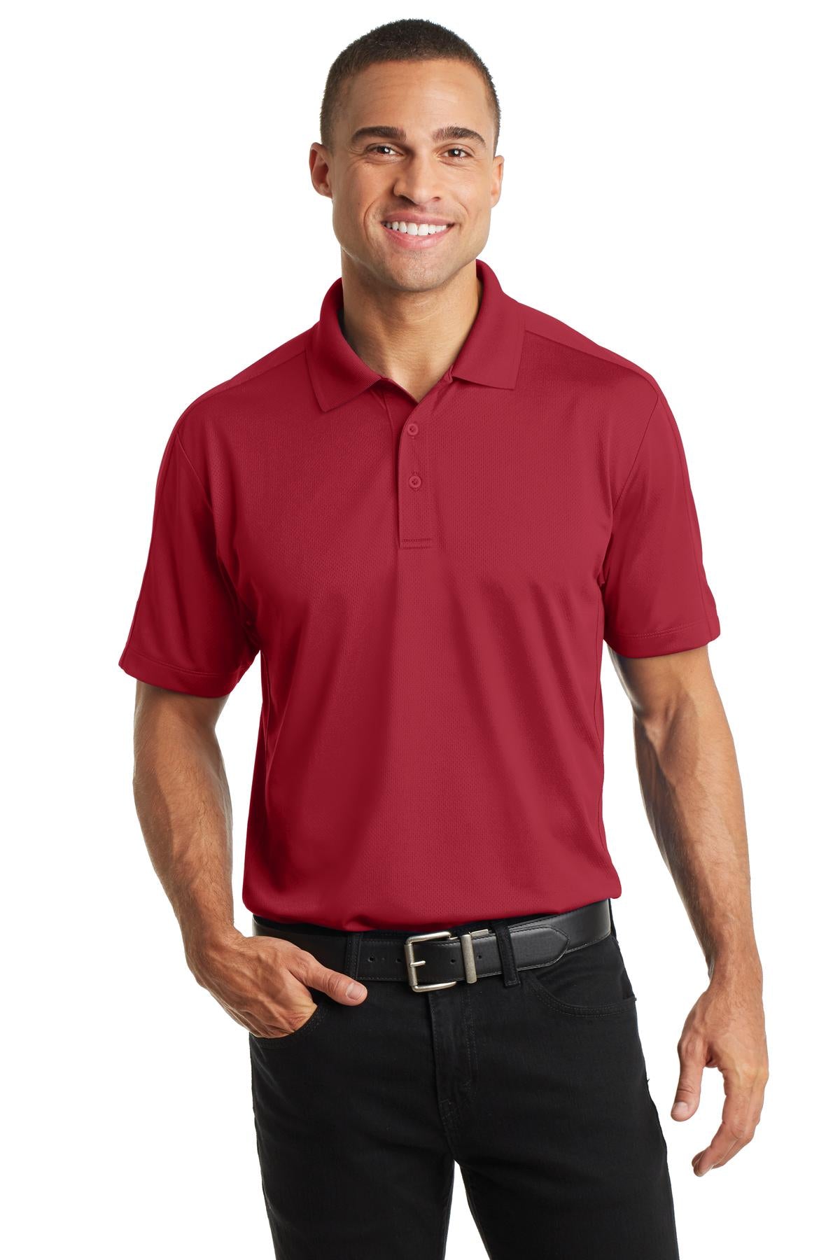 Custom Embroidered - Port Authority© Diamond Jacquard Polo. K569
