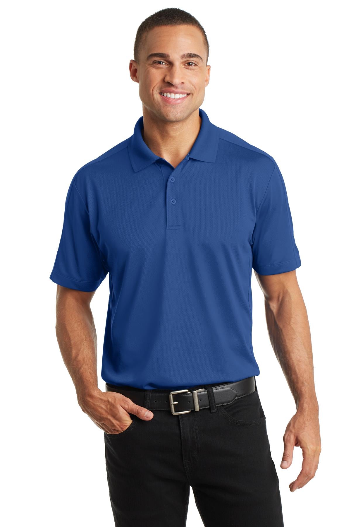 Custom Embroidered - Port Authority© Diamond Jacquard Polo. K569