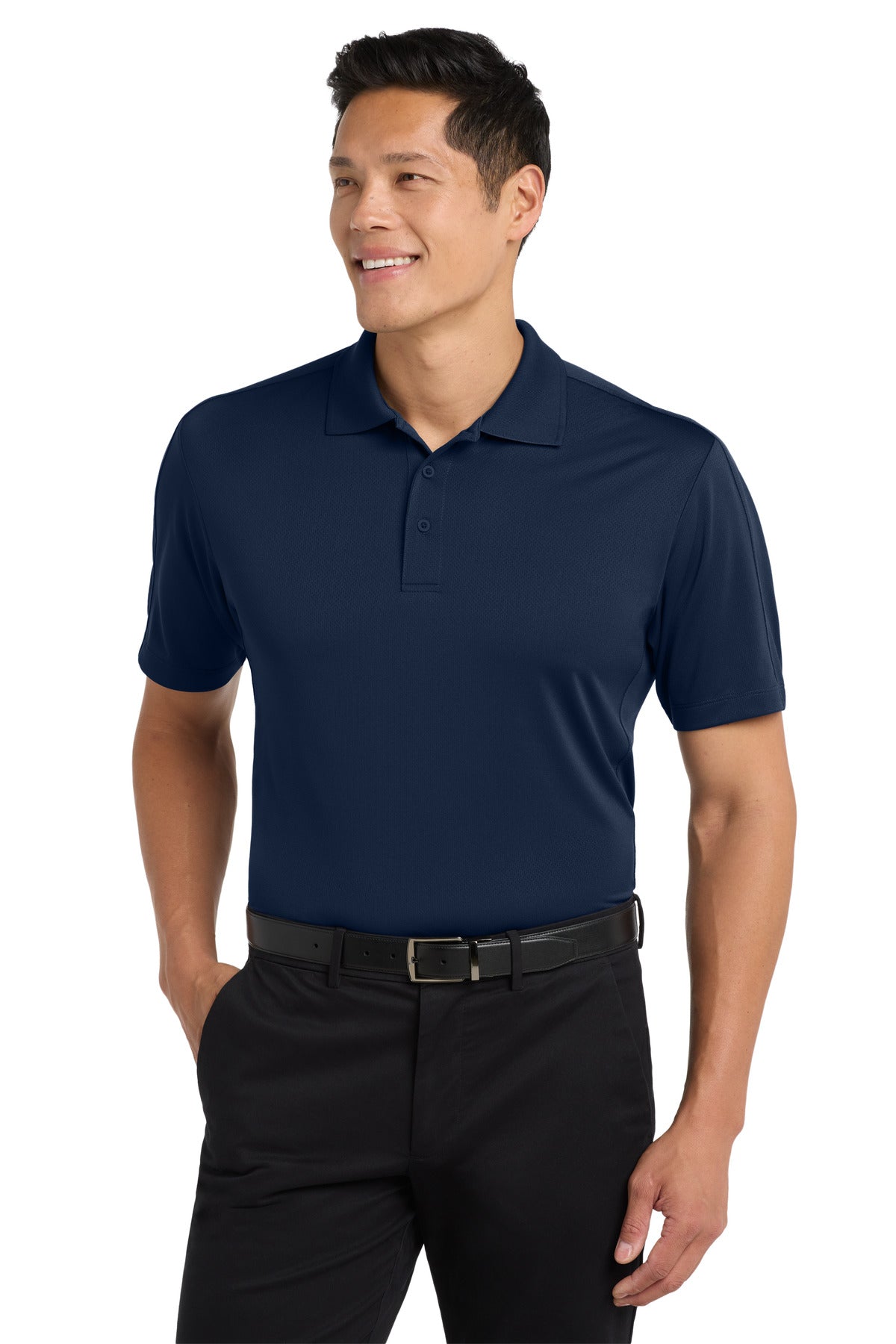 Custom Embroidery or DTF Print - Port Authority ®  Diamond Jacquard Polo. K569