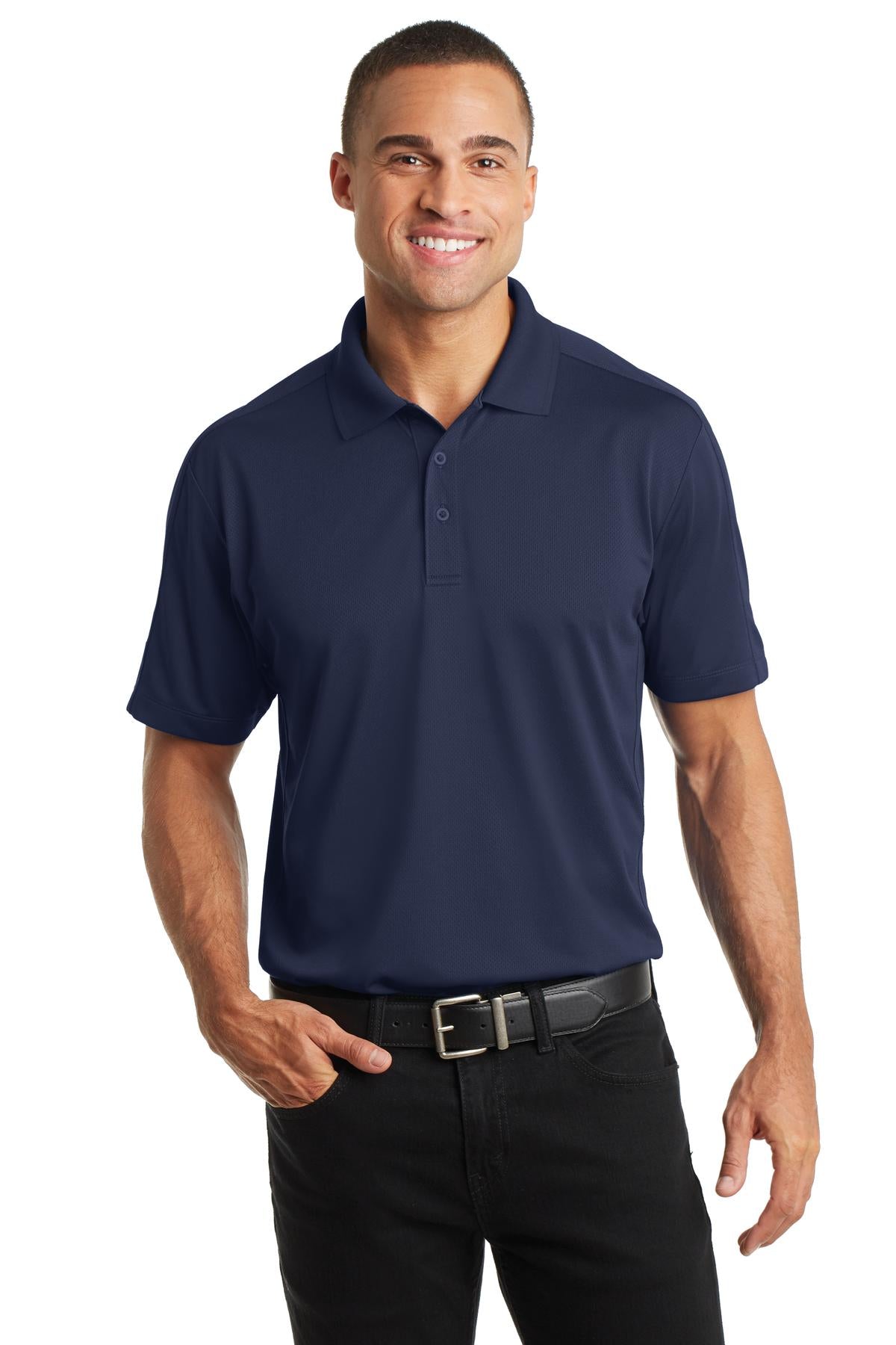 Custom Embroidered - Port Authority© Diamond Jacquard Polo. K569