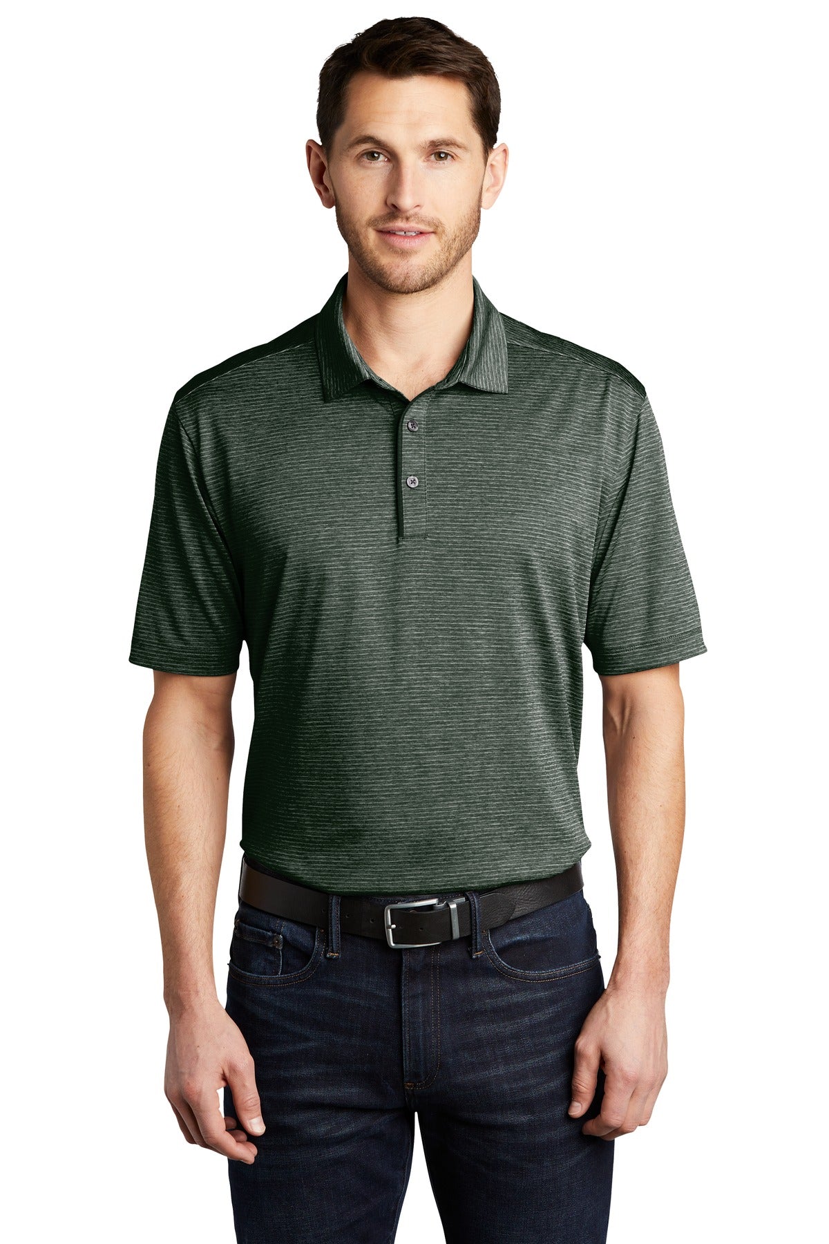 Custom Embroidered - Port Authority © Shadow Stripe Polo. K585