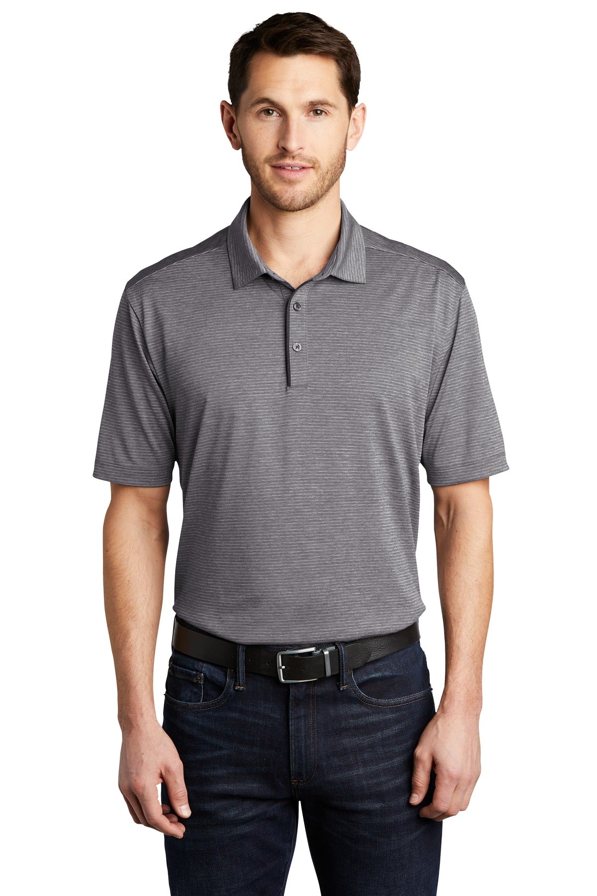 Custom Embroidered - Port Authority © Shadow Stripe Polo. K585