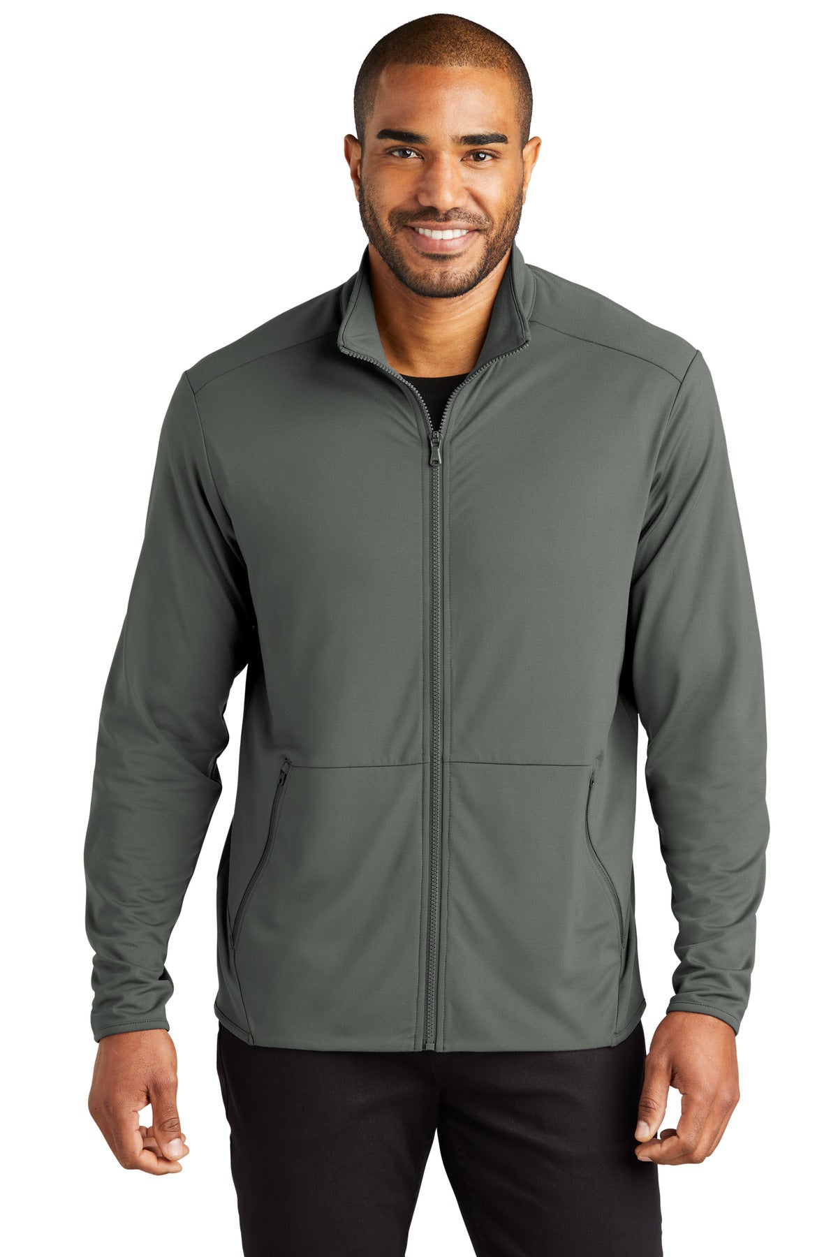 Custom Embroidered - Port Authority® Accord Stretch Fleece Full-Zip K595