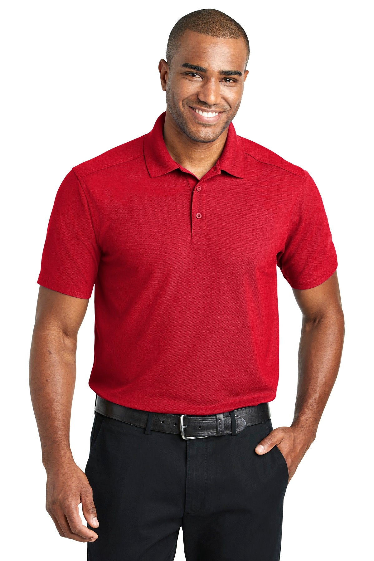 Custom Embroidered - Port Authority © EZPerformance © Pique Polo. K600