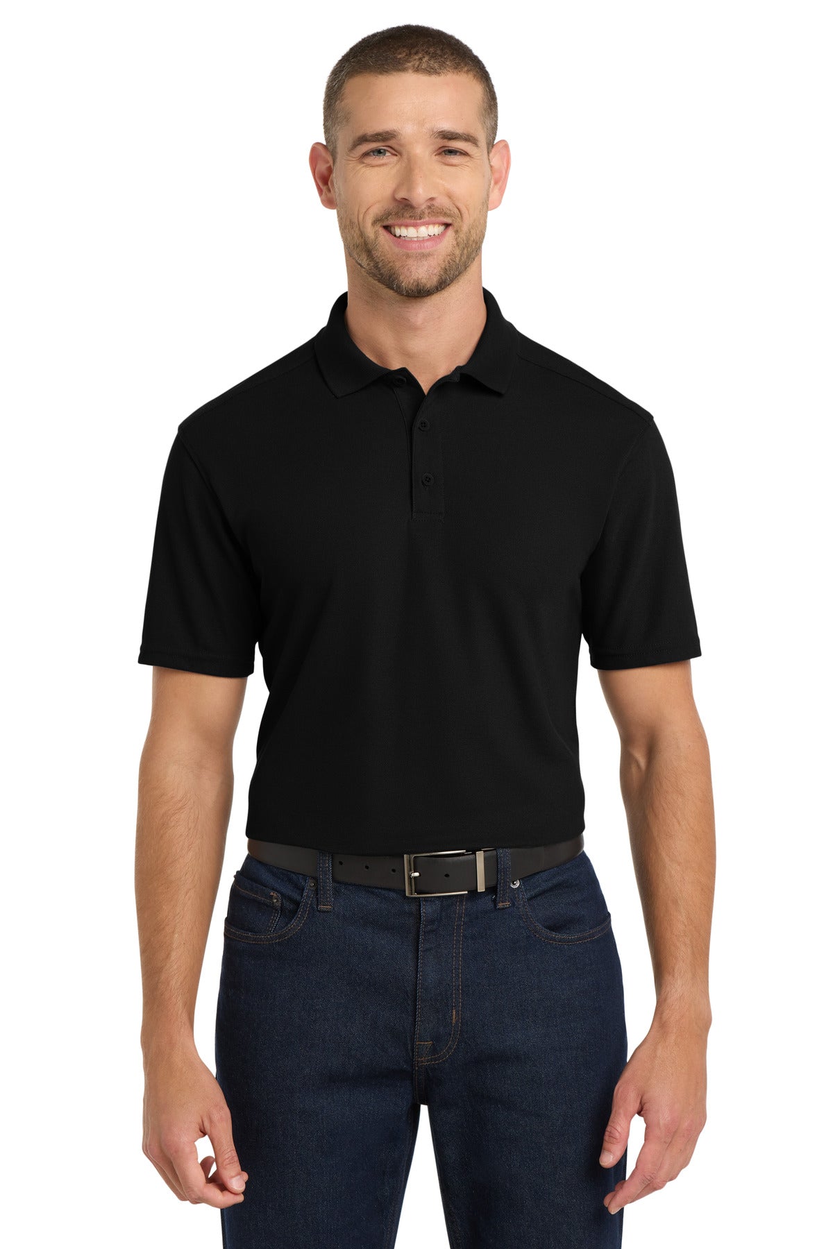 Custom Embroidery or DTF Print - Port Authority  ®  EZPerformance  ™  Pique Polo. K600