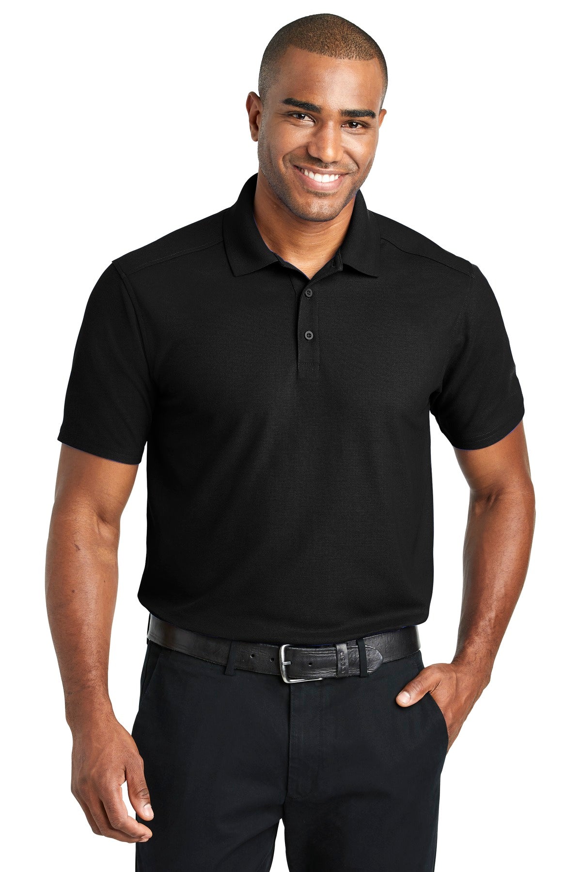 Custom Embroidered - Port Authority © EZPerformance © Pique Polo. K600