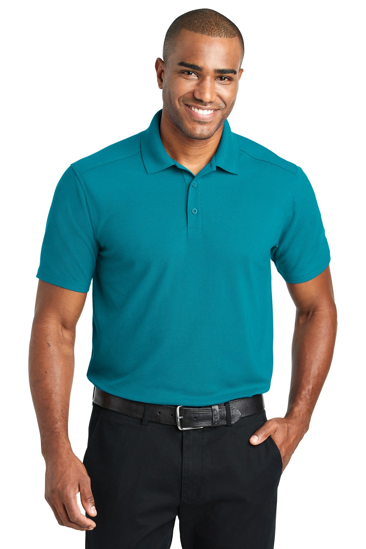 Custom Embroidered - Port Authority © EZPerformance © Pique Polo. K600