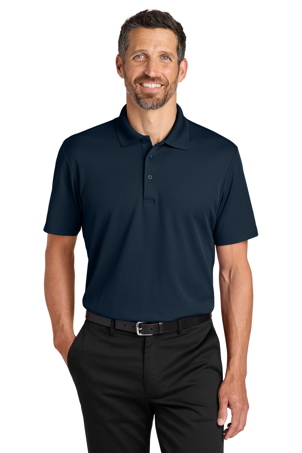 Custom Embroidery or DTF Print - Port Authority ®  Plaited Pique Polo K620
