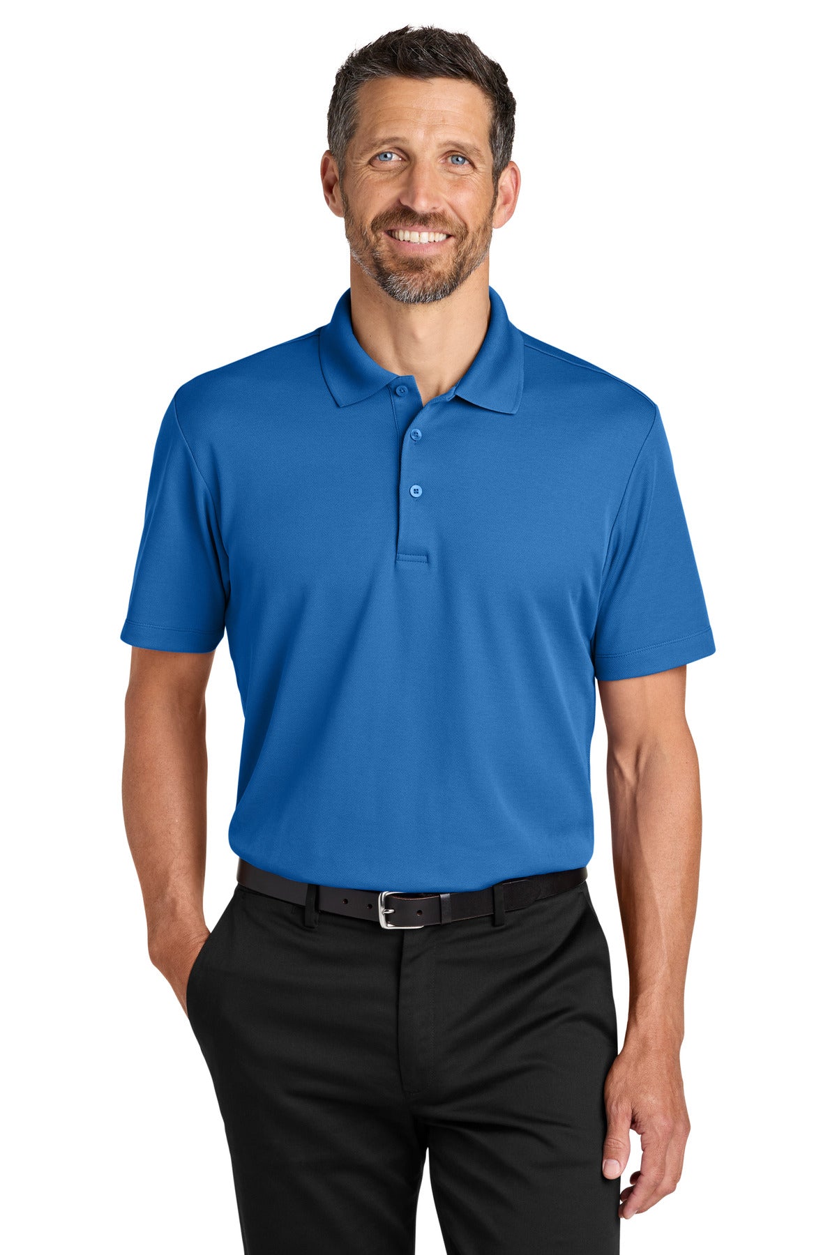 Custom Embroidery or DTF Print - Port Authority ®  Plaited Pique Polo K620