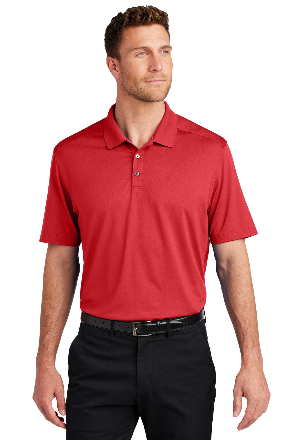Custom Embroidery or DTF Print - Port Authority ®  City Stretch Flat Knit Polo K683