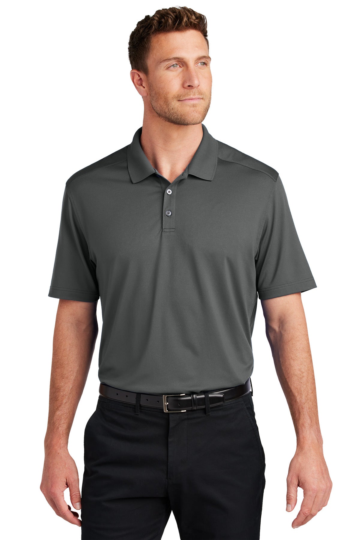 Custom Embroidery or DTF Print - Port Authority ®  City Stretch Flat Knit Polo K683