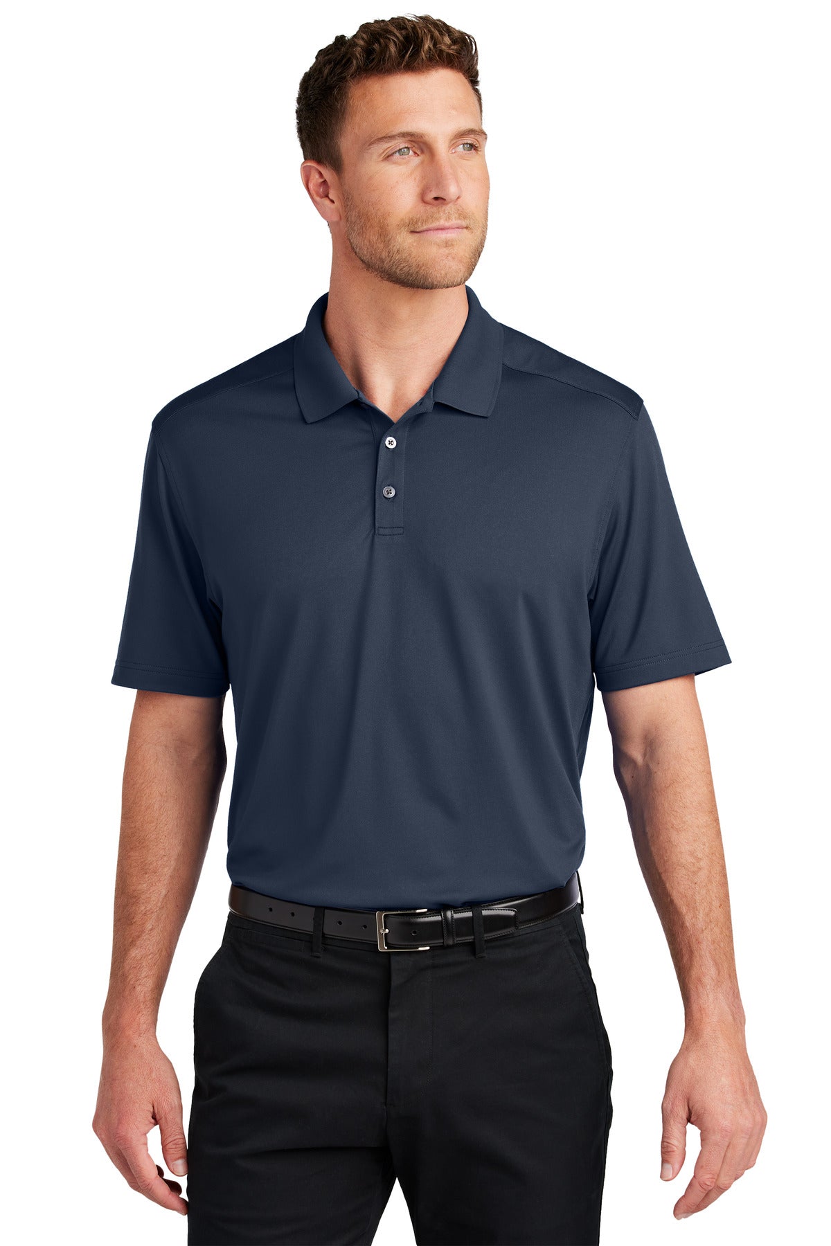 Custom Embroidered - Port Authority© City Stretch Flat Knit Polo K683