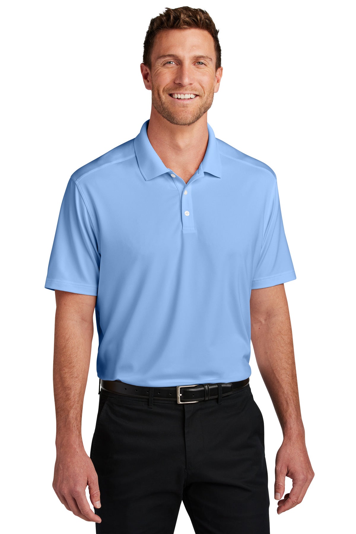 Custom Embroidered - Port Authority© City Stretch Flat Knit Polo K683