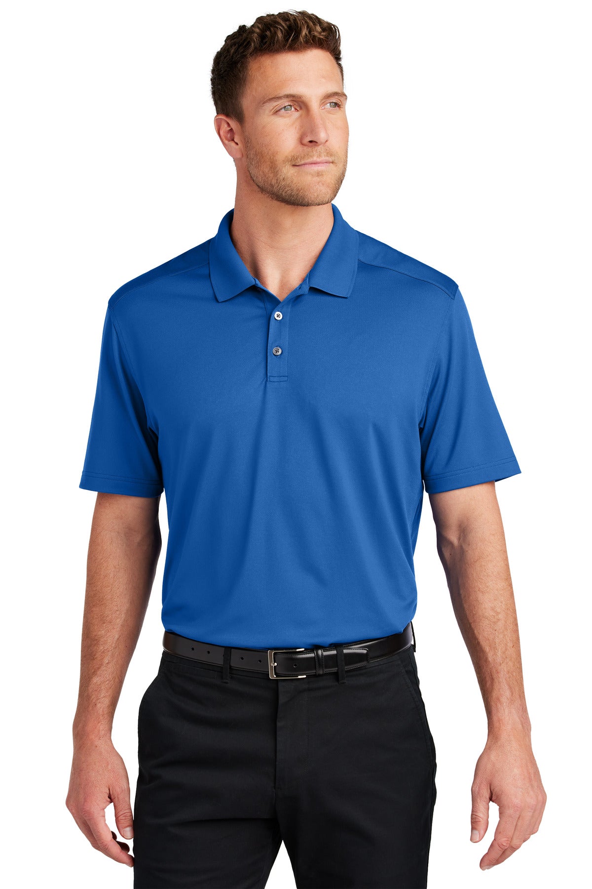 Custom Embroidery or DTF Print - Port Authority ®  City Stretch Flat Knit Polo K683