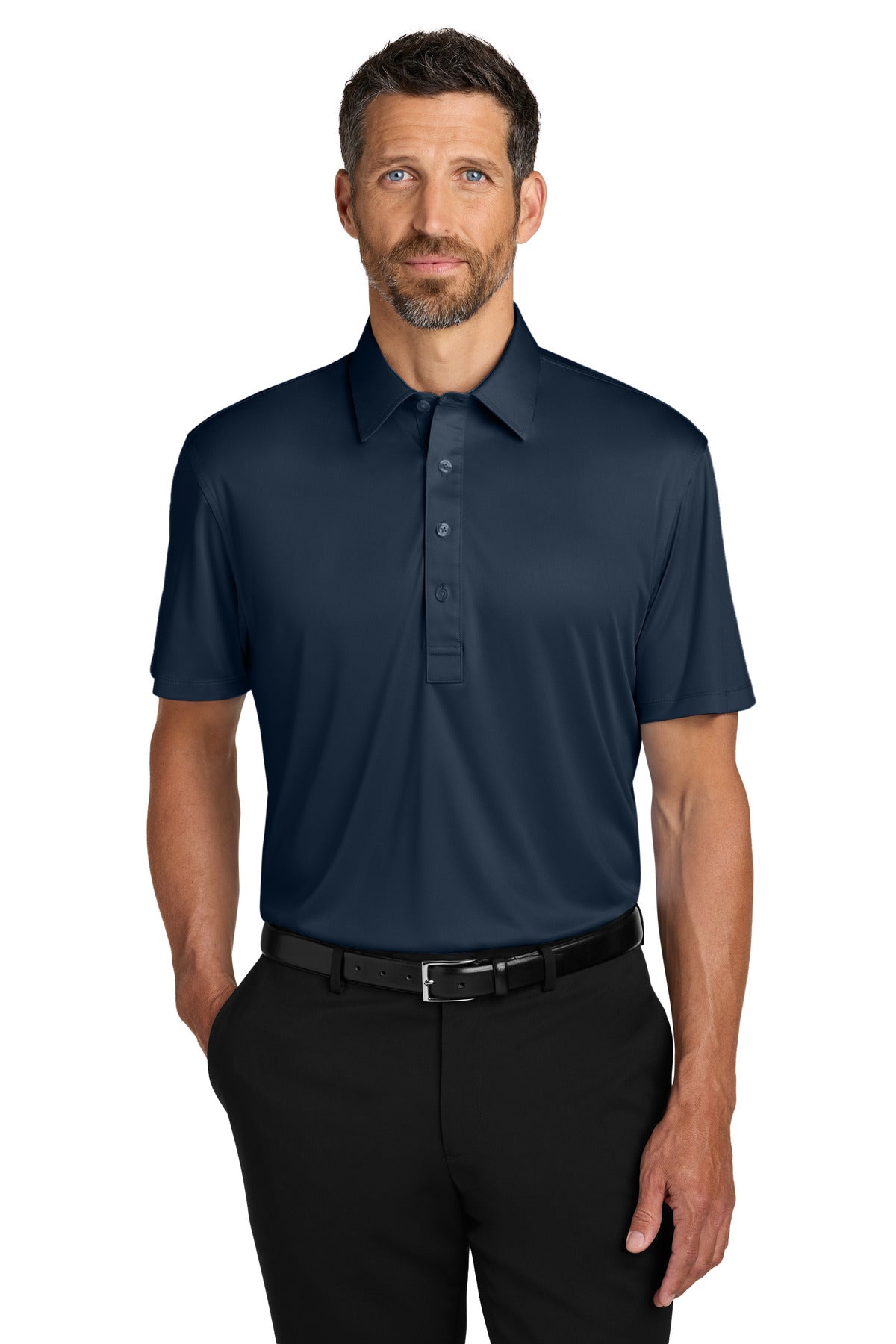 Custom Embroidery or DTF Print - Port Authority ®  Shirt Collar Polo K700