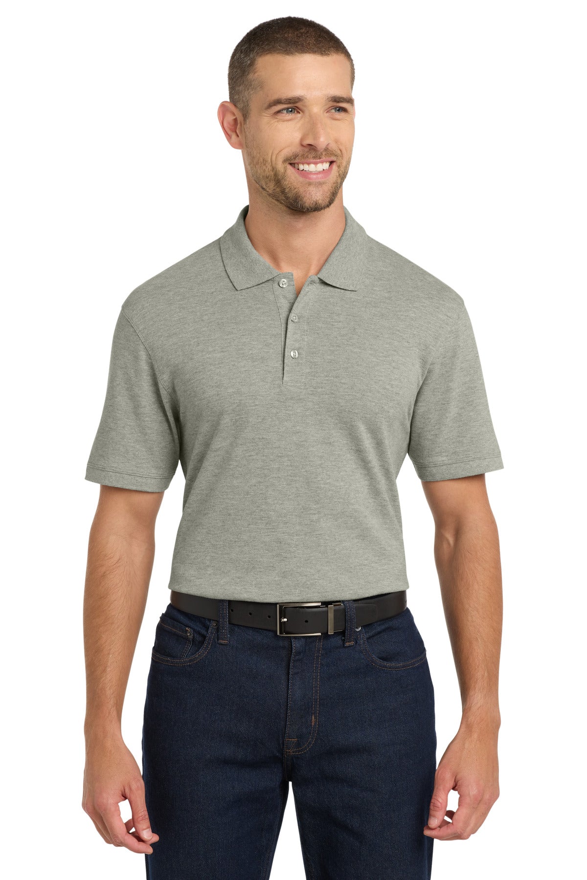 Custom Embroidery or DTF Print - Port Authority ®  EZCotton ®  Polo. K8000