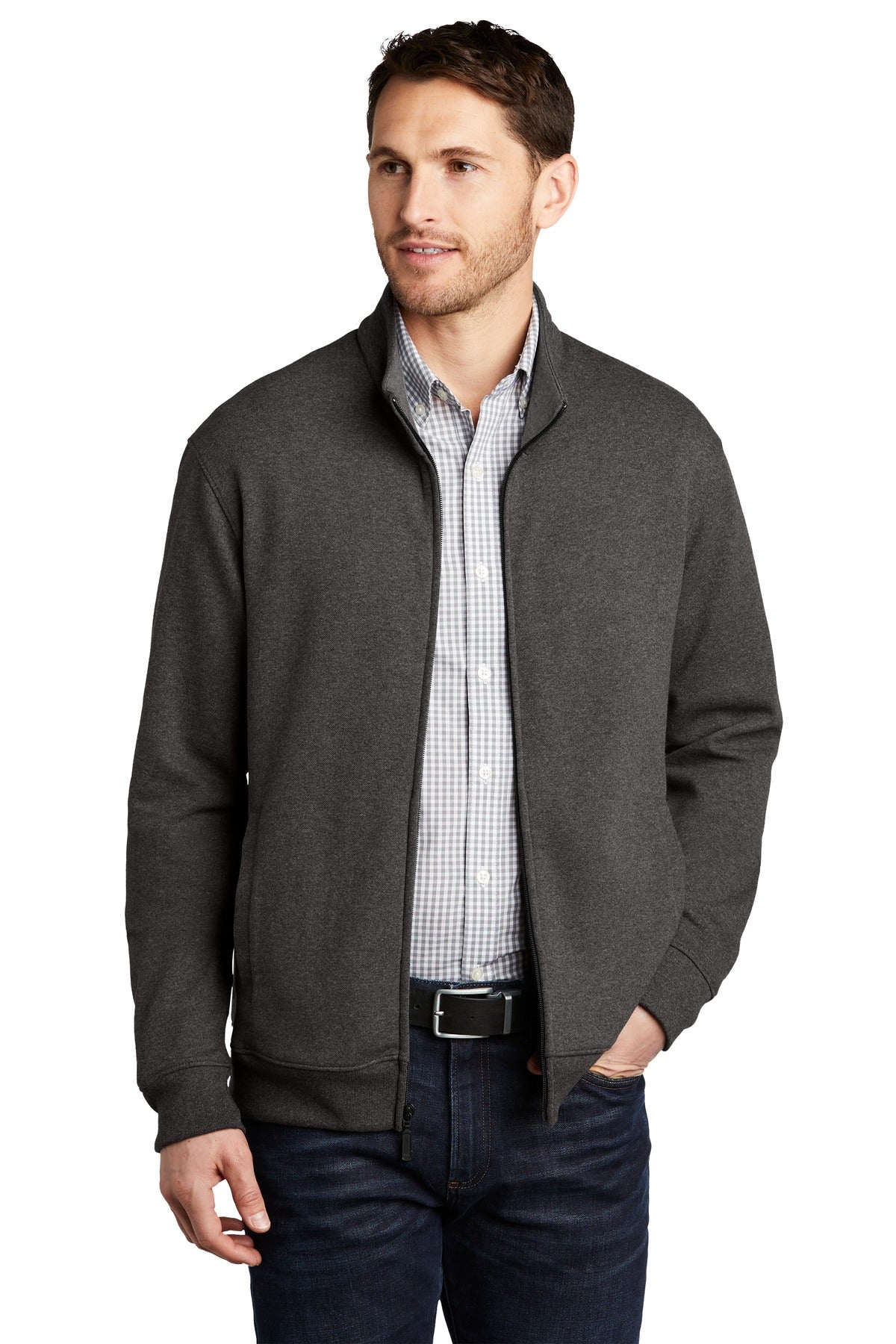 Custom Embroidery or DTF Print - Port Authority  ®  Interlock Full-Zip. K809
