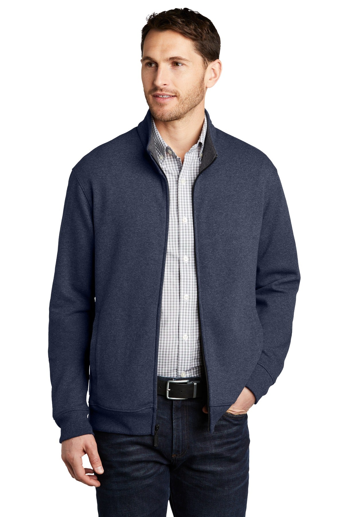 Custom Embroidery or DTF Print - Port Authority  ®  Interlock Full-Zip. K809