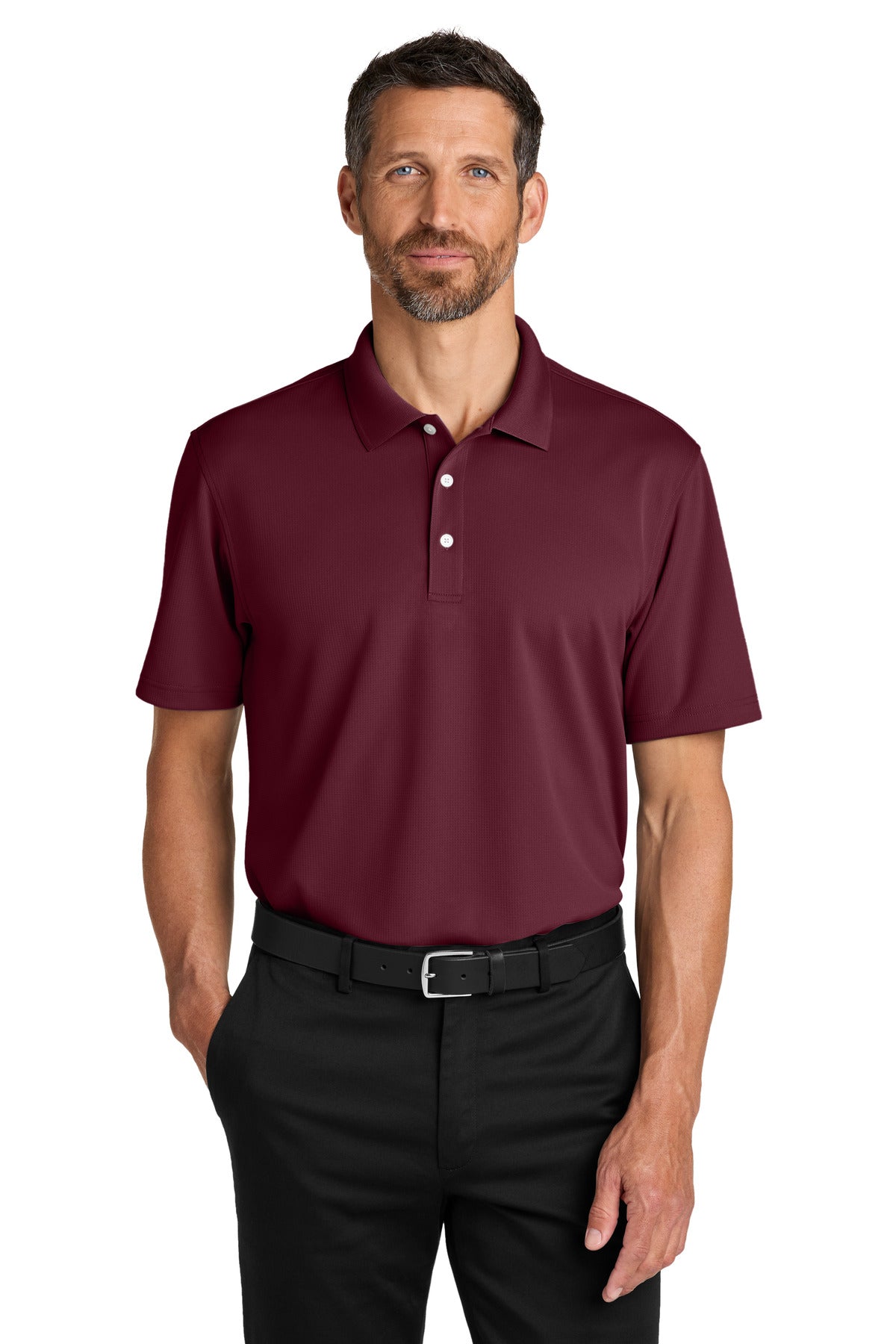Custom Embroidery or DTF Print - Port Authority ®  Dry Zone ®  Stain-Release Grid Polo K845