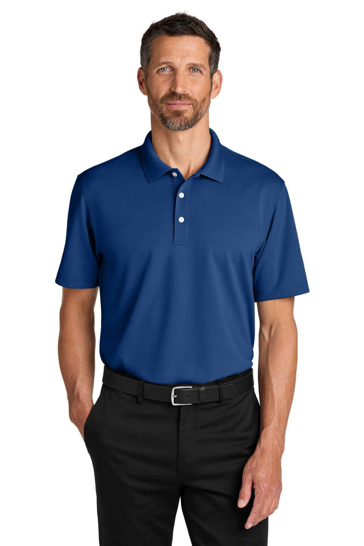 Custom Embroidery or DTF Print - Port Authority ®  Dry Zone ®  Stain-Release Grid Polo K845