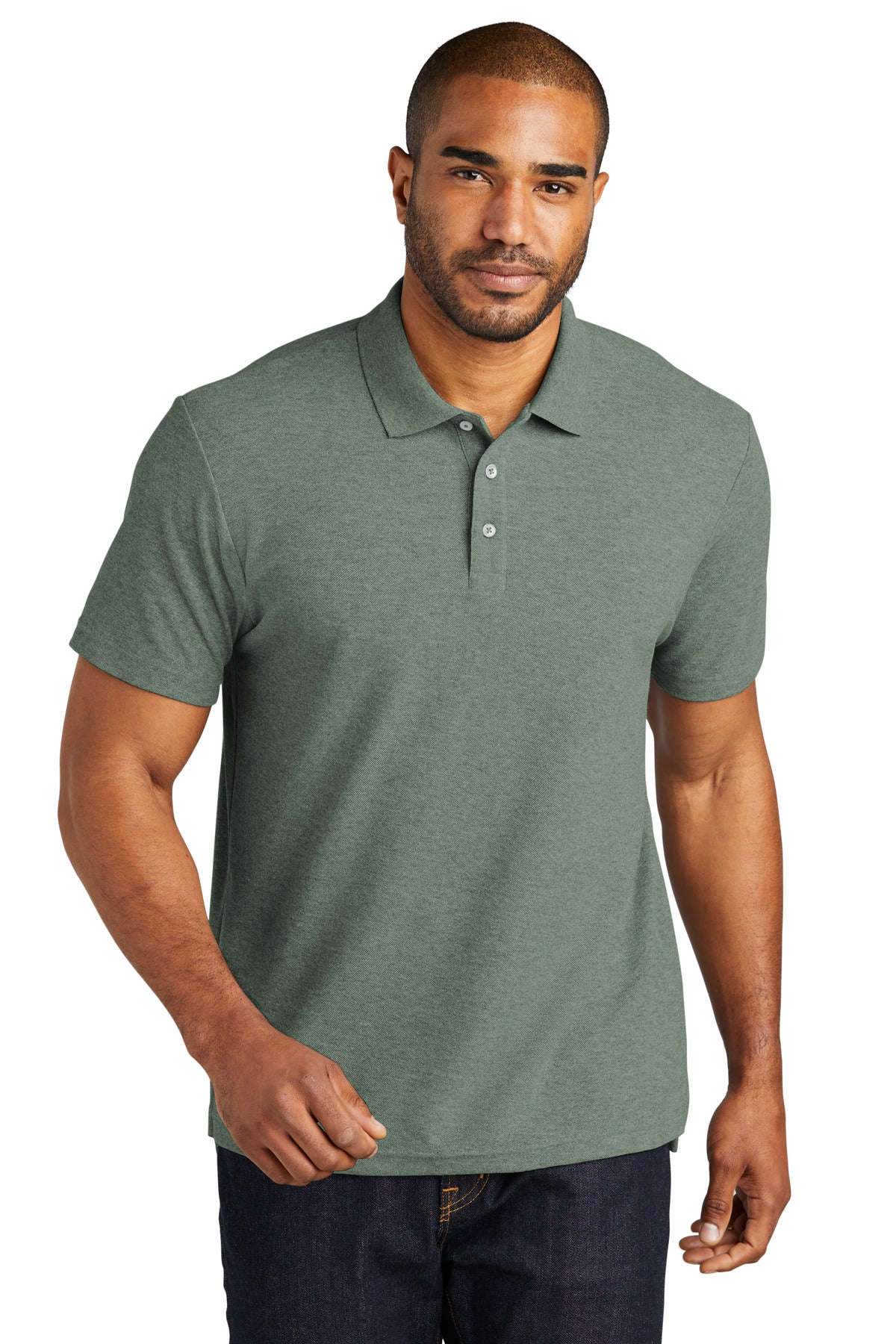 Custom Embroidered - Port Authority© C-FREE© Cotton Blend Pique Polo K867