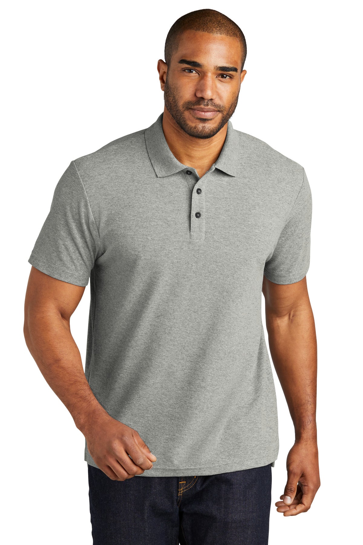 Custom Embroidered - Port Authority© C-FREE© Cotton Blend Pique Polo K867