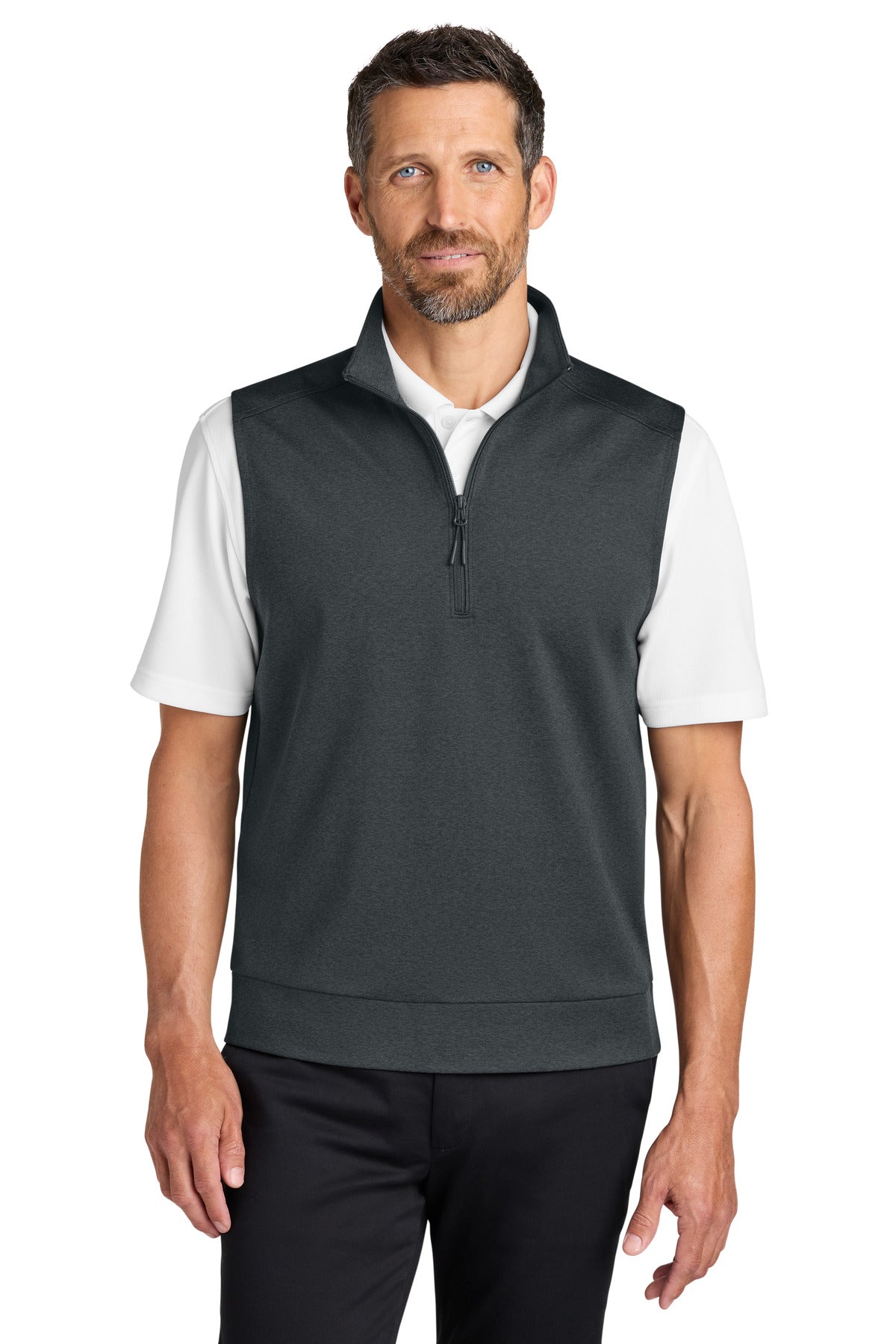 Custom Embroidery or DTF Print - Port Authority ®  C-FREE ®  Double Knit 1/4-Zip Vest K880V