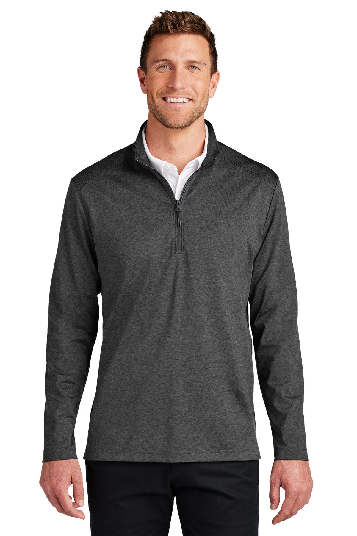 Custom Embroidered or DTF Print on Port Authority ®  C-FREE ®  Double Knit 1/4-Zip K880
