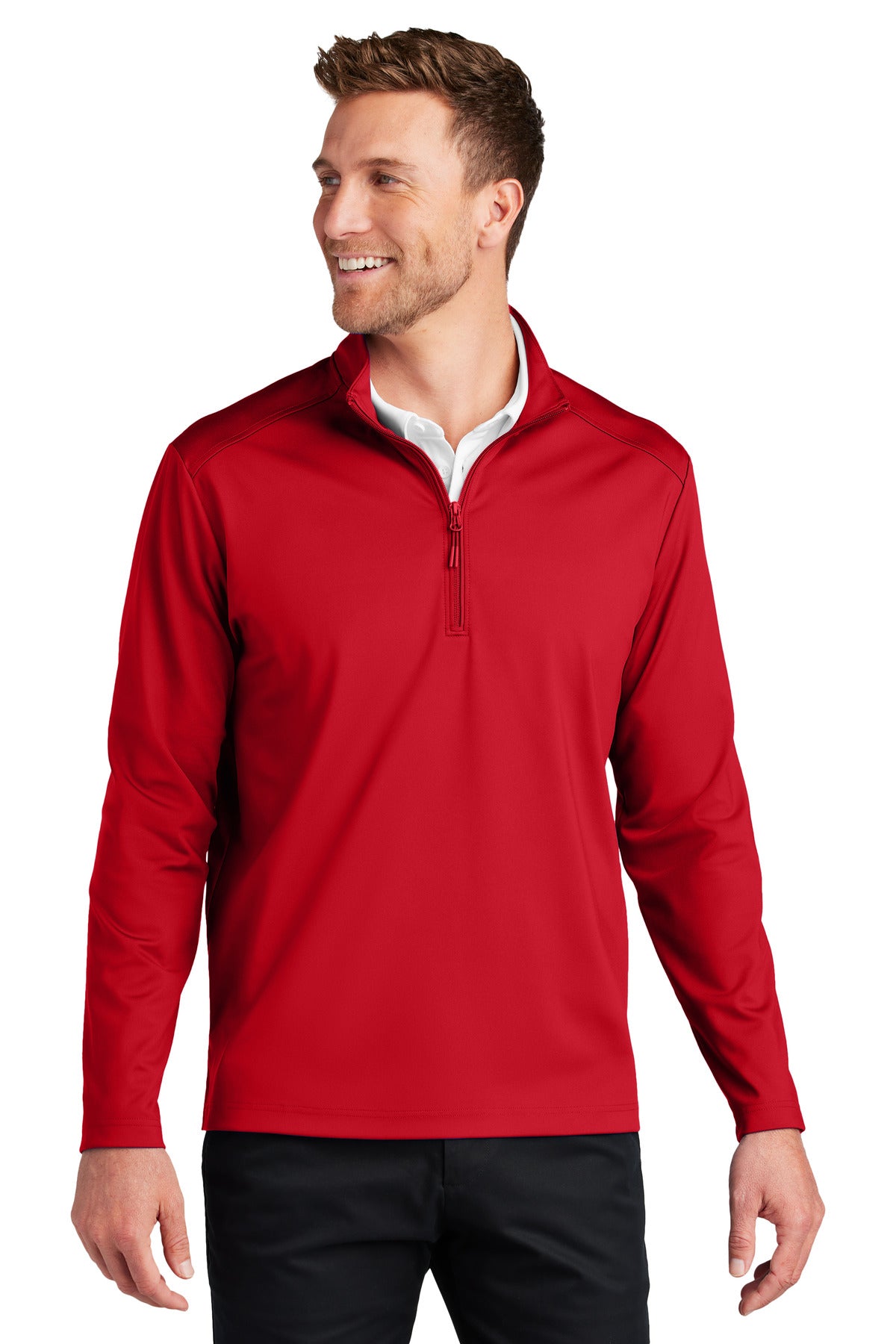Custom Embroidery or DTF Print - Port Authority ®  C-FREE ®  Double Knit 1/4-Zip K880