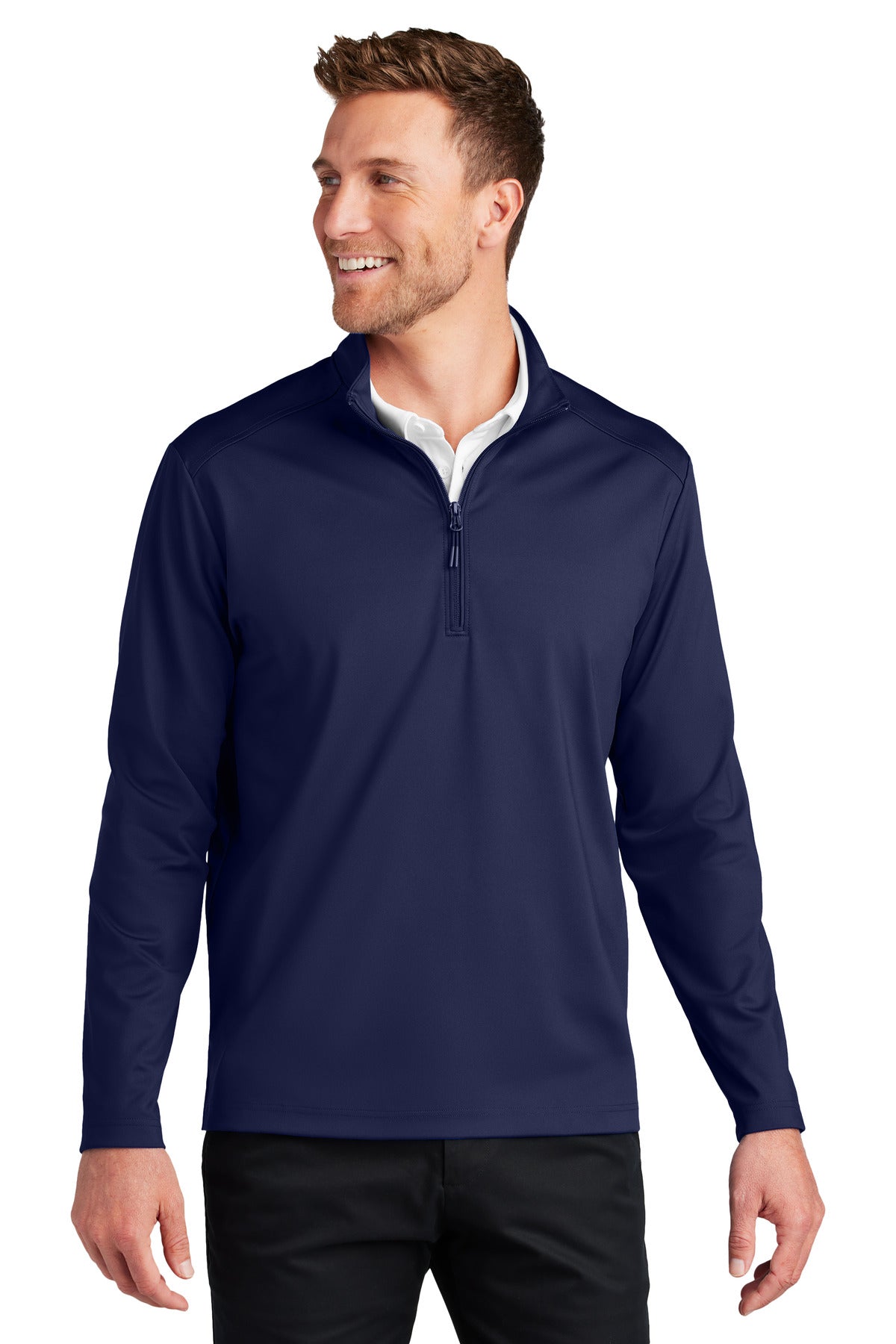 Custom Embroidery or DTF Print - Port Authority ®  C-FREE ®  Double Knit 1/4-Zip K880