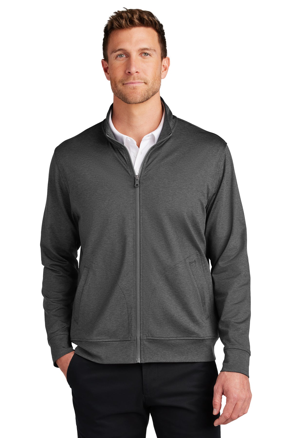 Custom Embroidered or DTF Print on Port Authority ®  C-FREE ®  Double Knit Full-Zip K881