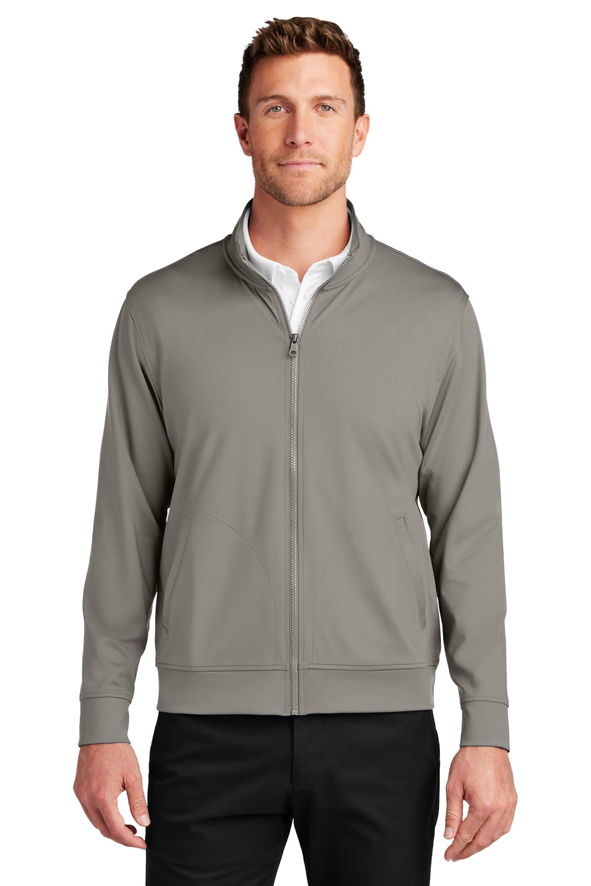 Custom Embroidery or DTF Print - Port Authority ®  C-FREE ®  Double Knit Full-Zip K881