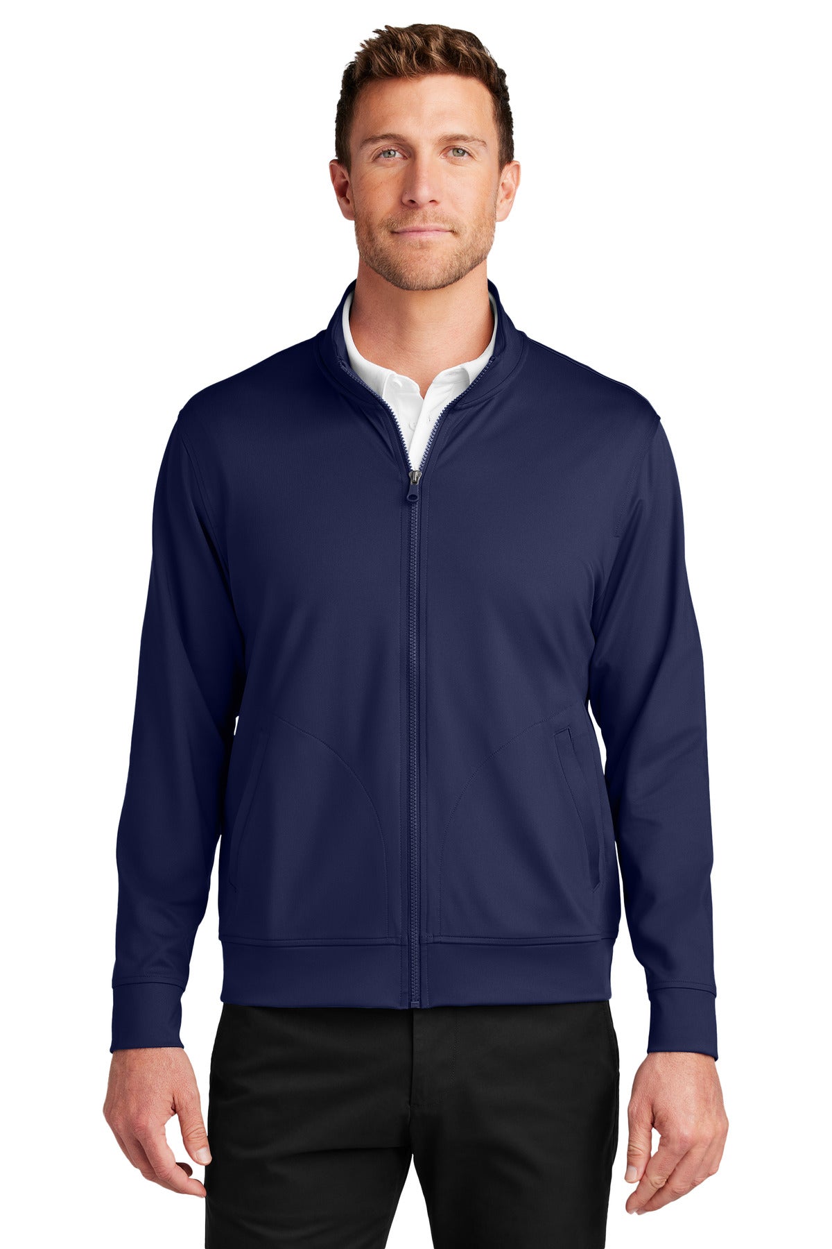 Custom Embroidered or DTF Print on Port Authority ®  C-FREE ®  Double Knit Full-Zip K881