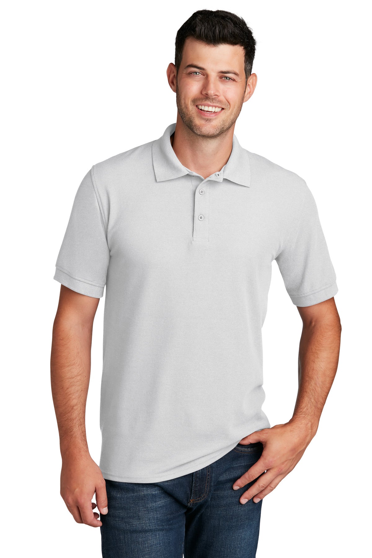 Custom Embroidered - Port & Company© Core Blend Pique Polo. KP155