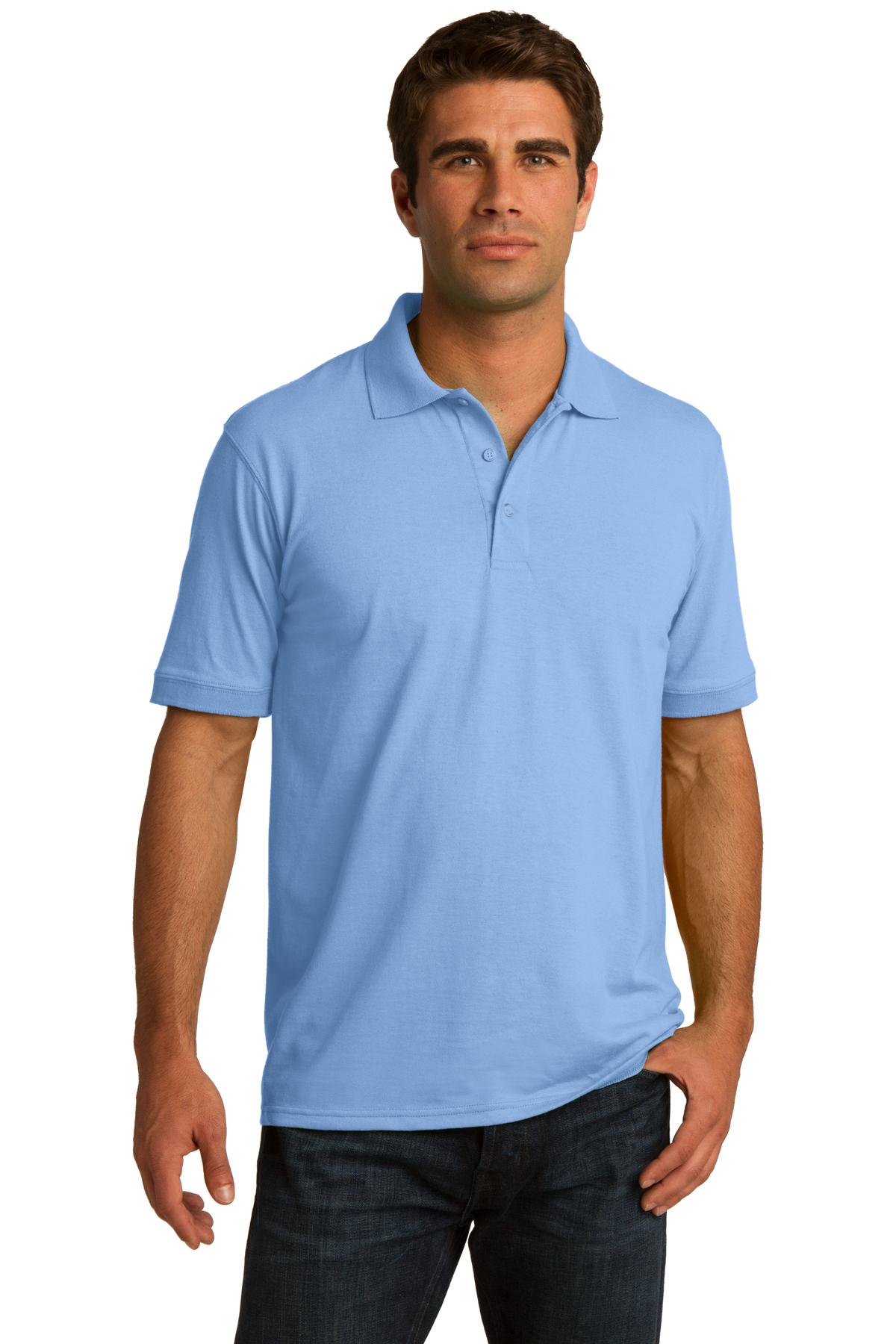 Custom Embroidered - Port & Company© Tall Core Blend Jersey Knit Polo. KP55T