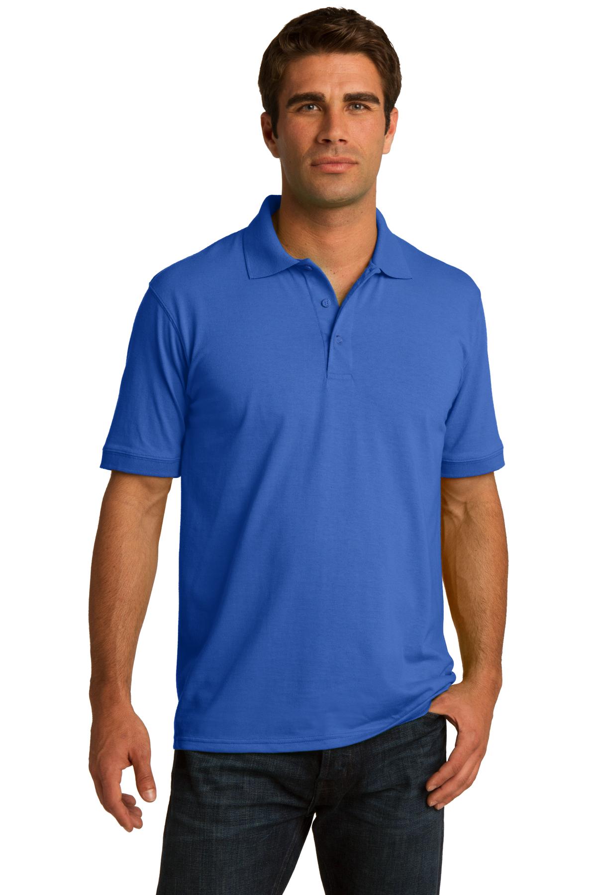 Custom Embroidered - Port & Company© Tall Core Blend Jersey Knit Polo. KP55T