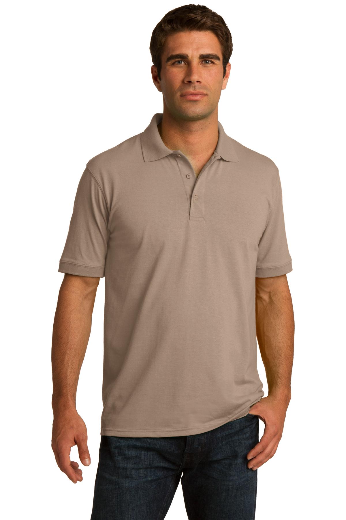 Custom Embroidered - Port & Company© Tall Core Blend Jersey Knit Polo. KP55T
