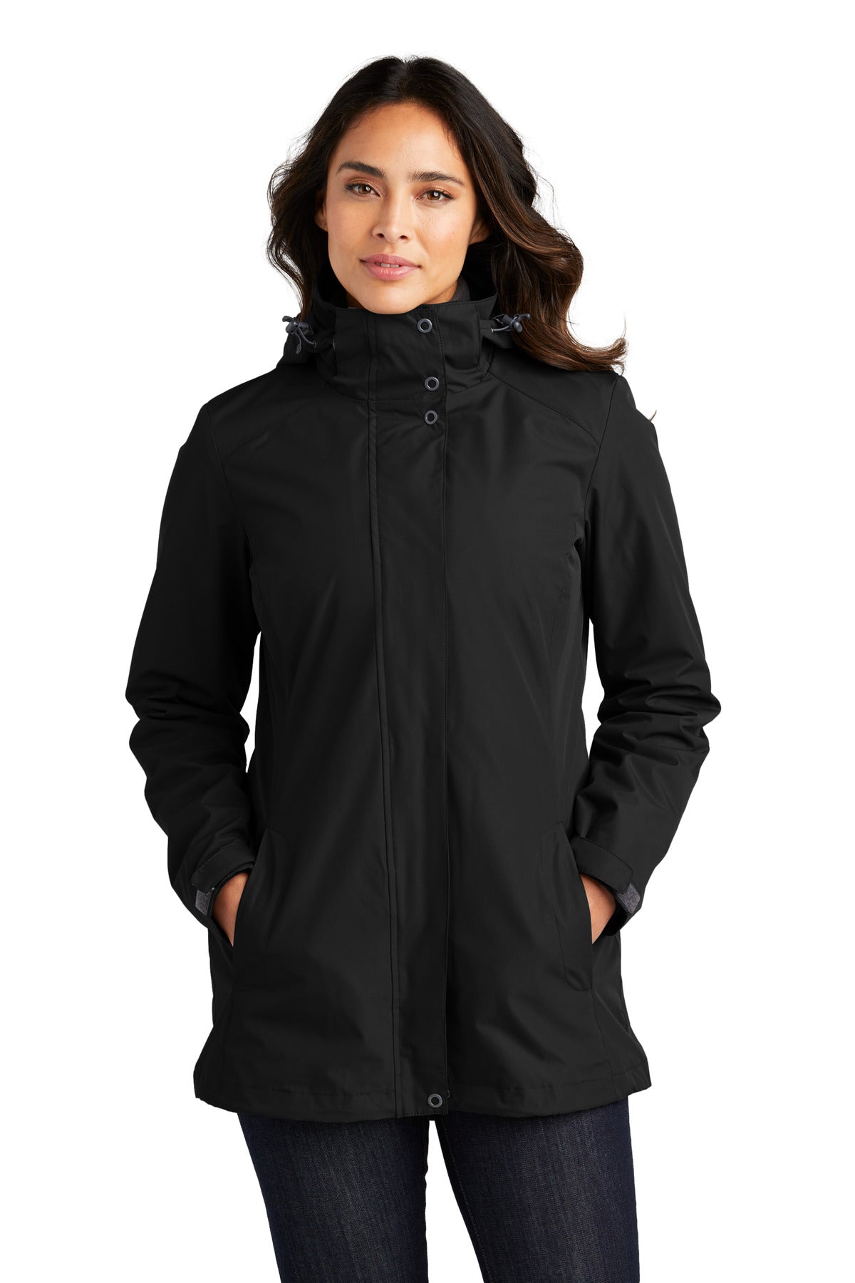 Custom Embroidered - Port Authority® Women's All-Weather 3-in-1 Jacket L123