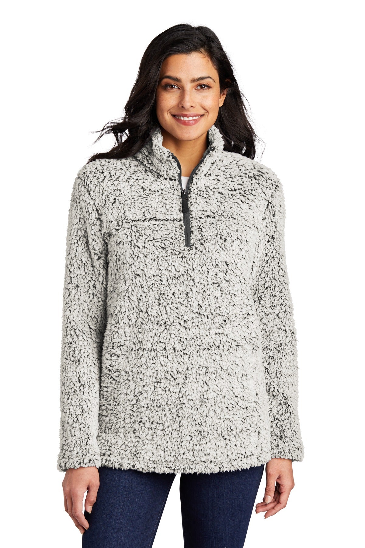Custom Embroidery or DTF Print - Port Authority ®  Women's Cozy 1/4-Zip Fleece L130